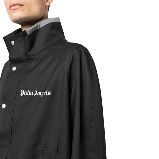 Chaqueta Bomber Negra Con Logotipo Clásico De Palm Angels - Image 5
