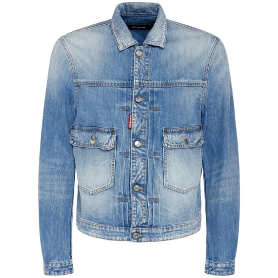Chaqueta Vaquera Cuadrada Heritage De Dsquared2 En Azul Marino - Image 1