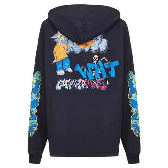 Sudadera Con Capucha Larga De Skate Graff Pupp De Off-white Outerspace - Image 2