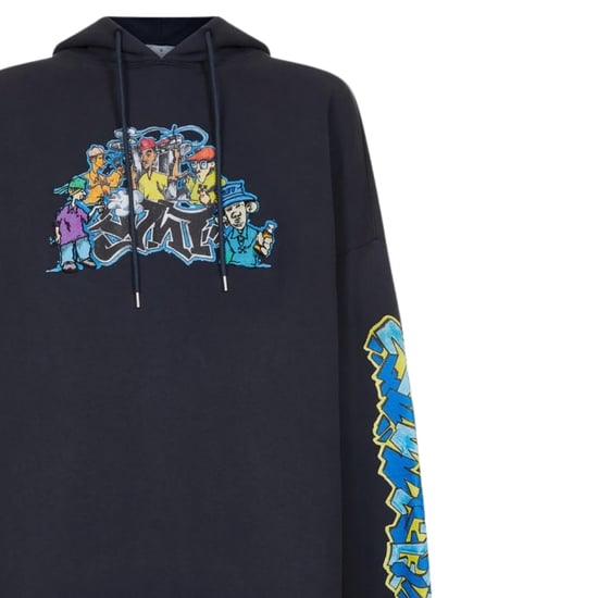 Sudadera Con Capucha Larga De Skate Graff Pupp De Off-white Outerspace - Image 3