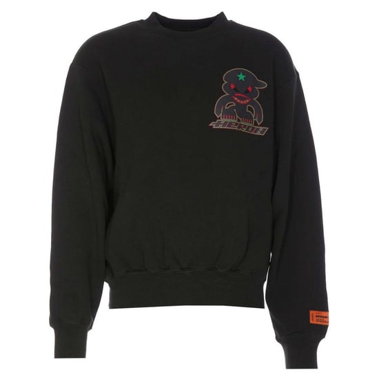 Sudadera Negra Con Cuello Redondo Monster De Heron Preston - Image 1