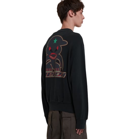 Sudadera Negra Con Cuello Redondo Monster De Heron Preston - Image 4