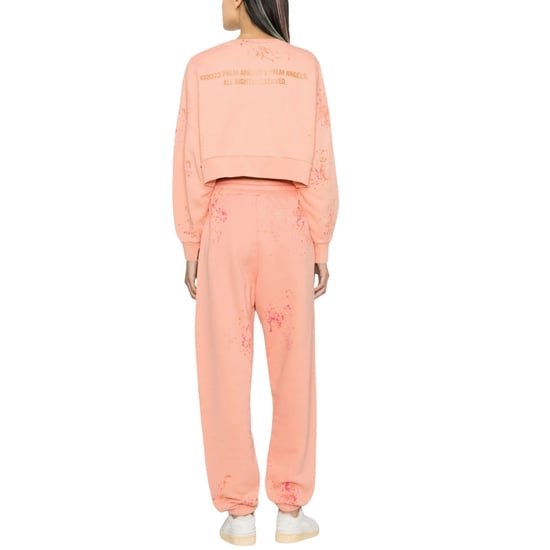 Camiseta Corta Pintada Palm Angels Pxp En Color Coral - Image 4