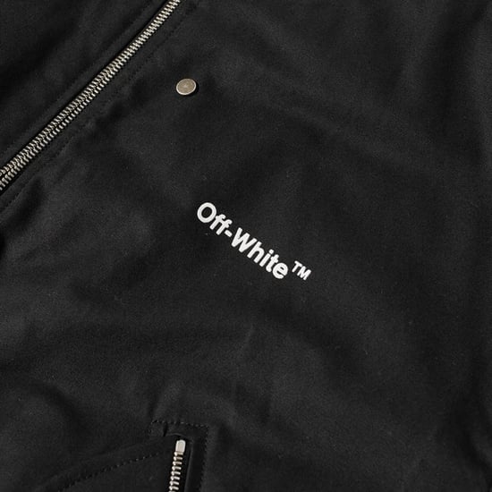Chaqueta Bomber Off-white Diag Negra - Image 4