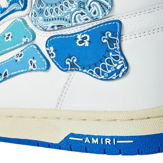 Amiri Skel Top Hi Bandana Azul - Image 3