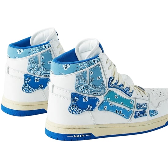 Amiri Skel Top Hi Bandana Azul - Image 5
