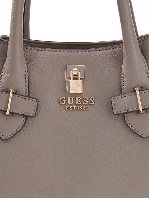 Bolso de mujer de poliuretano beige de Guess Jeans - Image 4