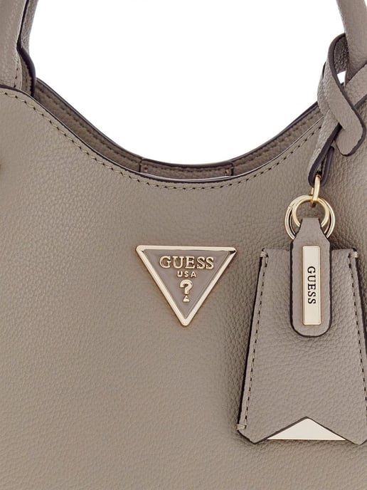 Bolso de Mano de Mujer Guess Jeans de Poliuretano Gris - Image 4