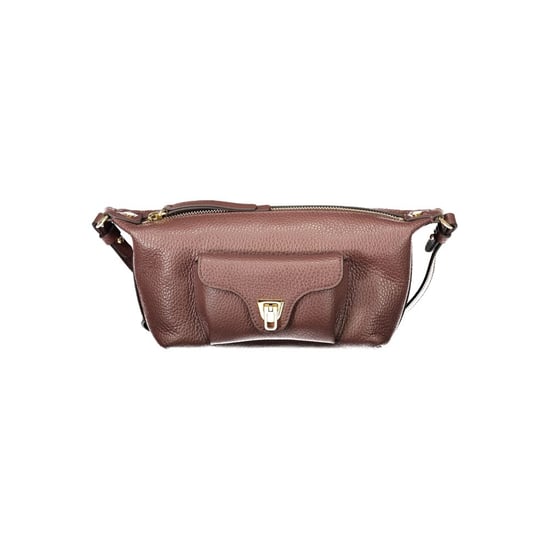 Bolso de mano de cuero marrón Coccinelle - Image 1