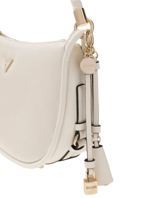 Bolso de mujer de poliuretano blanco Guess Jeans - Image 4