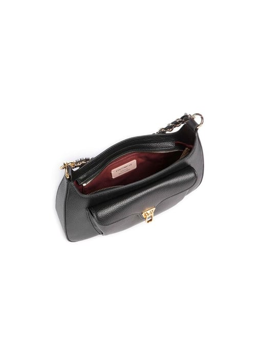 Bolso de mano para mujer de cuero negro Coccinelle - Image 4