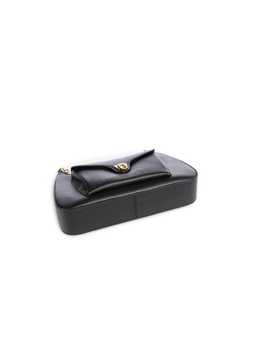 Bolso de mano para mujer de cuero negro Coccinelle - Image 5