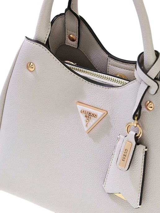 Guess Jeans Gris Poliuretano Bolso de Mano para Mujeres - Image 4