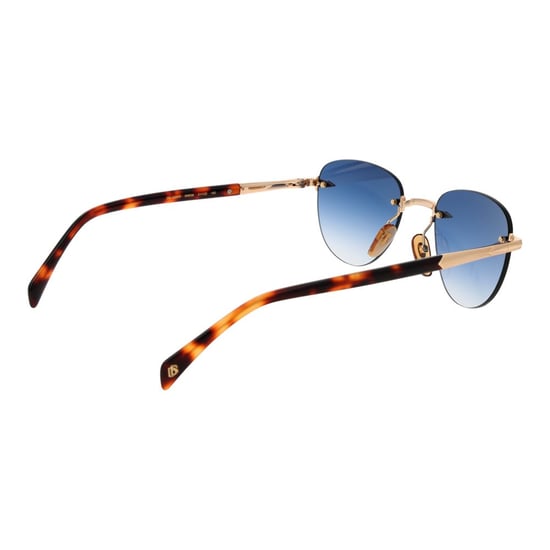 Gafas de sol metálicas doradas David Beckham - Image 3