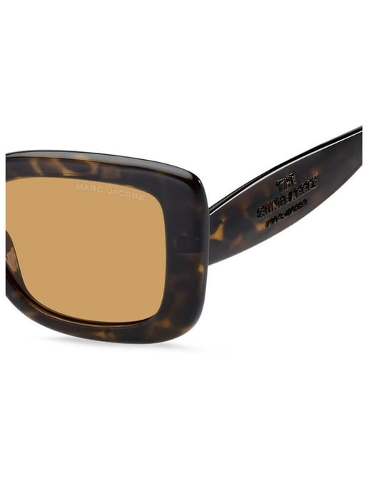 Gafas de sol de plástico marrón Marc Jacobs - Image 4