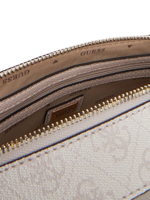 Bolso Cruzado Guess con Logo Hueso - Image 4