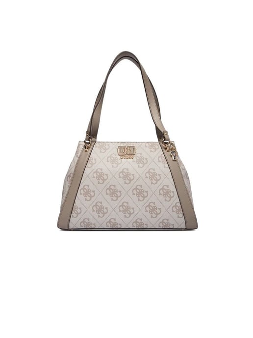 Bolso de Hombro Guess Logo Gris Oscuro - Image 1