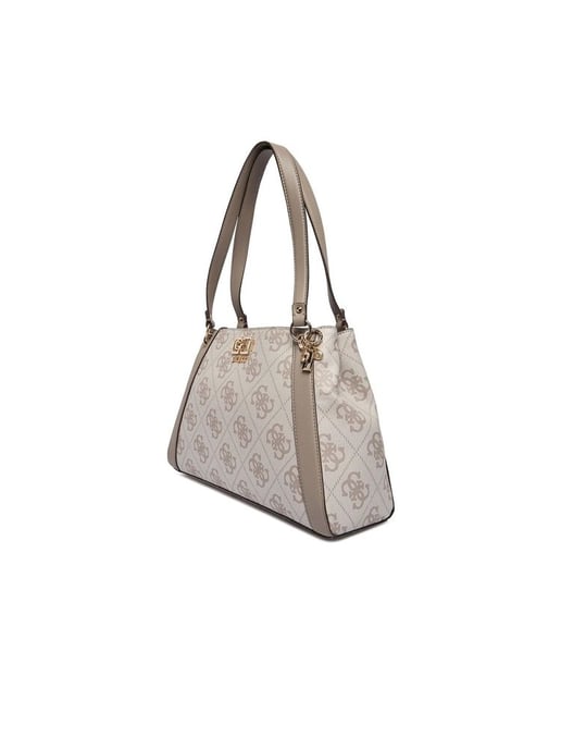 Bolso de Hombro Guess Logo Gris Oscuro - Image 2