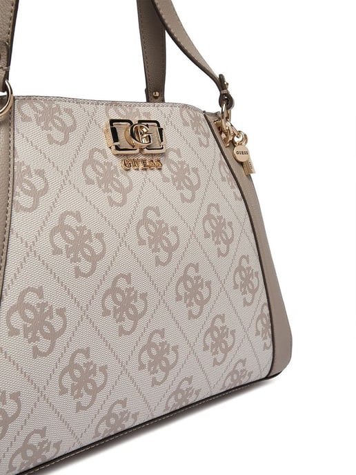 Bolso de Hombro Guess Logo Gris Oscuro - Image 5