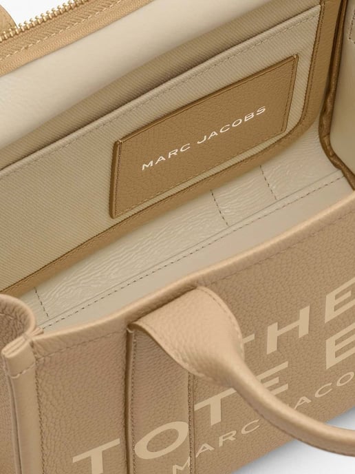 Bolso Bos Taurus de piel de ternera beige de Marc Jacobs - Image 5