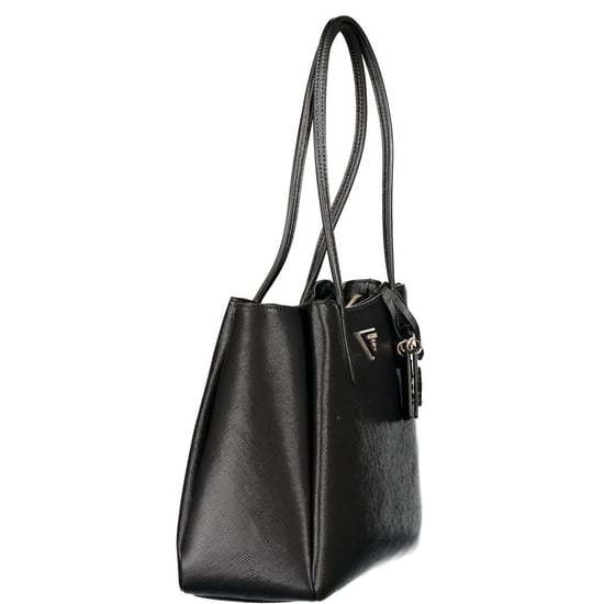 Bolso de Mujer de Poliuretano Negro Guess Jeans - Image 3