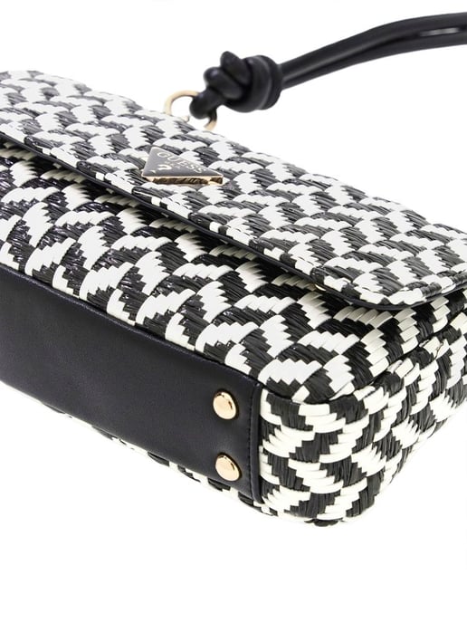 Bolso de Hombro Guess Negro Multicolor - Image 5