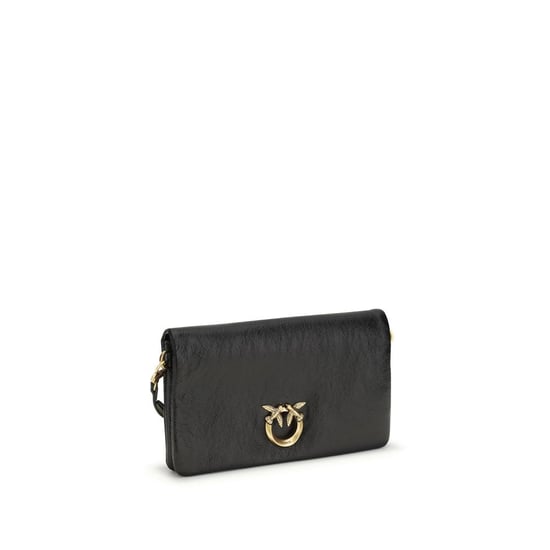 Bolso de Hombro de PIEL DE CABRA Negra PINKO - Image 2
