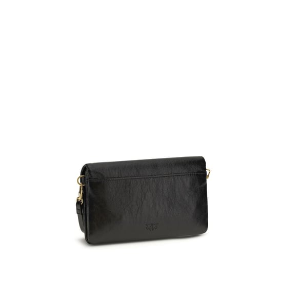 Bolso de Hombro de PIEL DE CABRA Negra PINKO - Image 3