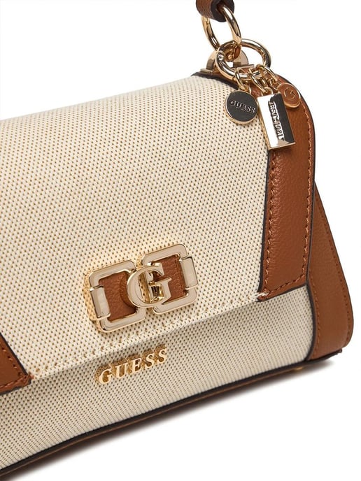 Guess Bolsa de Hombro Natural/Cognac - Image 5