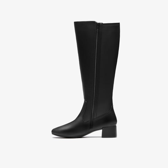 Iridessa Glow Black Leather Botas - Image 2