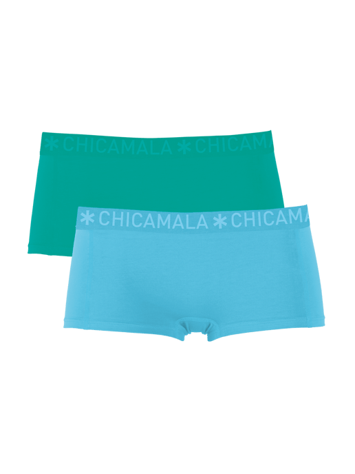 Chicamala Braguitas Bóxer para Niña - Pack de 2 - Ropa Interior para Niña - Image 1
