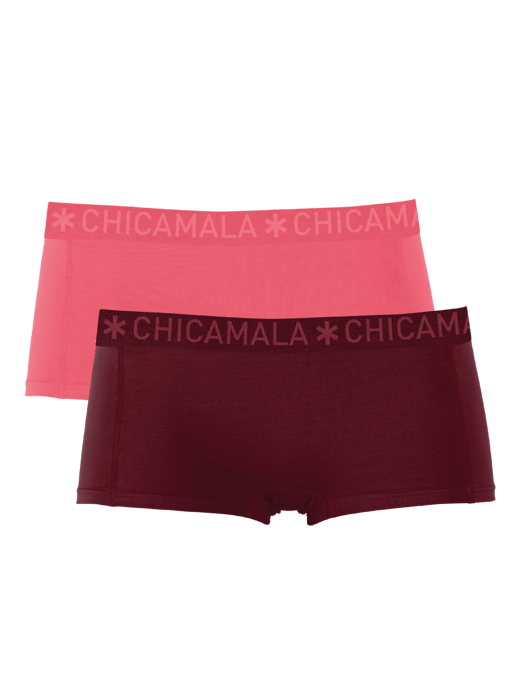 Chicamala Braguitas Bóxer para Niña - Pack de 2 - Ropa Interior para Niña - Image 1