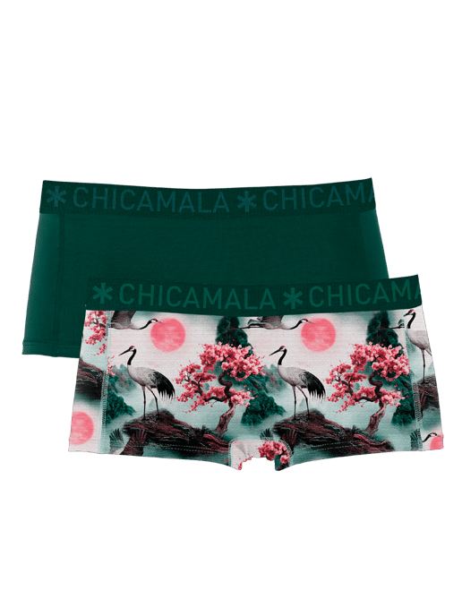 Chicamala Braguitas Bóxer para Niña - Pack de 2 - Ropa Interior para Niña - Image 1