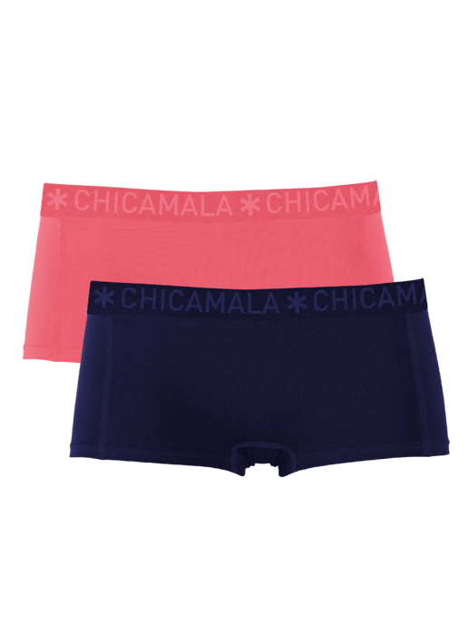 Chicamala Braguitas Bóxer para Niña - Pack de 2 - Ropa Interior para Niña - Image 1