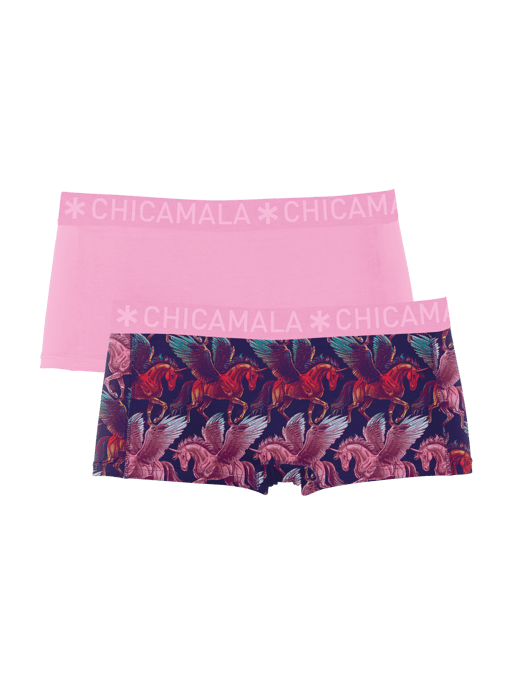 Chicamala Braguitas Bóxer para Mujer - Pack de 2 - Ropa Interior para Mujer - Image 1