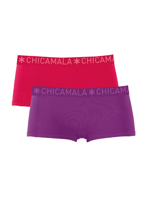 Chicamala Braguitas Bóxer para Niña - Pack de 2 - Ropa Interior para Niña - Image 1