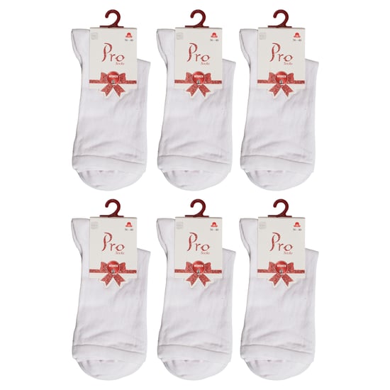 6 Pares de Calcetines de Algodón para Mujer hasta la Pantorrilla S25609 - Image 6