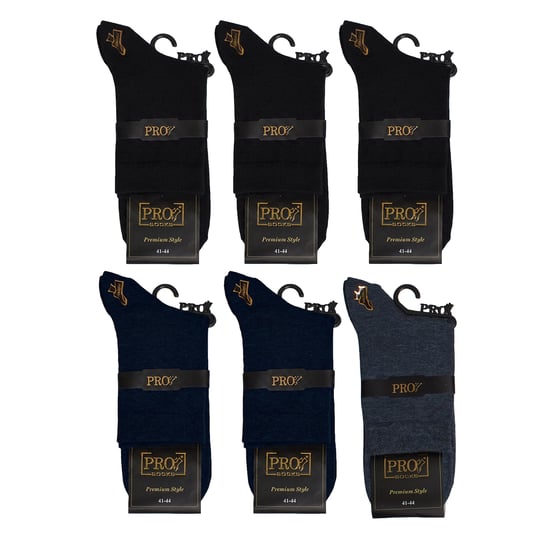 6 Pares de Calcetines de Algodón para Hombre hasta la Pantorrilla Ejecutivos S15351 - Image 6