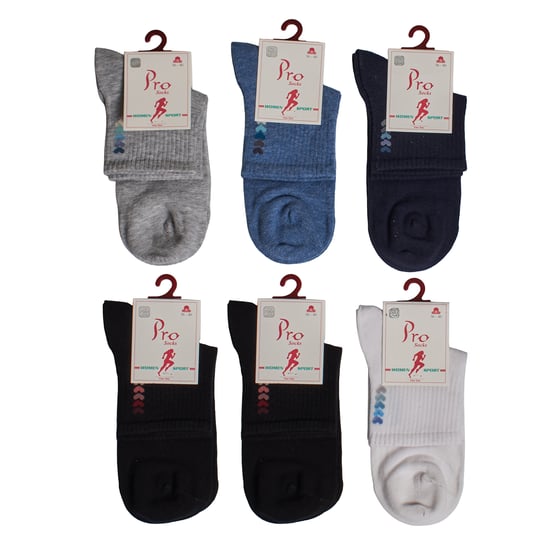 6 Pares de Calcetines Cortos de Algodón para Mujeres S20912 - Image 6