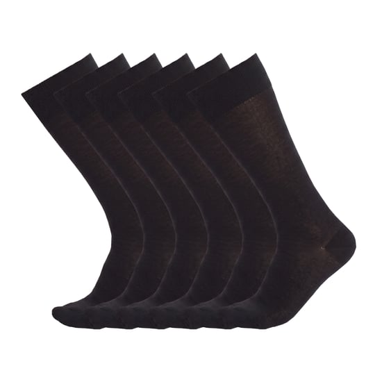 6 Pares de Calcetines sin Costura de Algodón de Alta para Hombre S15001 - Image 1