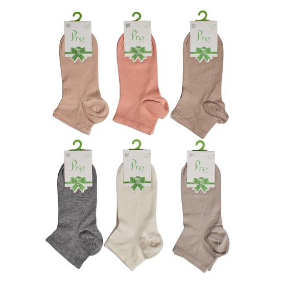 6 Pares de Calcetines Cortos de Bambú para Mujer S20800 - Image 6