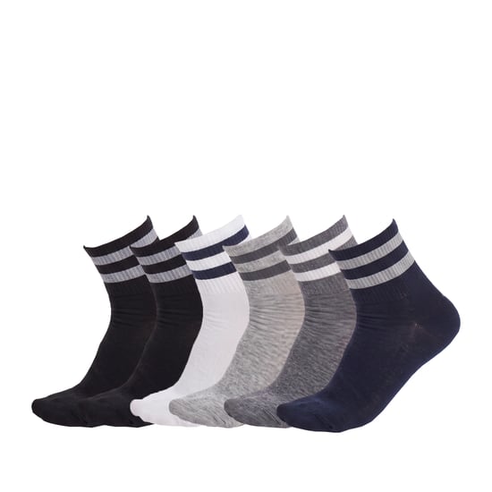 6 Paquetes de Calcetines Cortos de Algodón para Mujer S20911 - Image 1