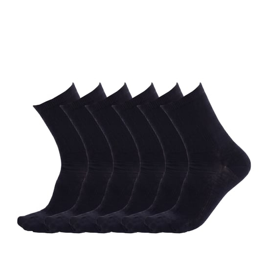 6 Pares de Calcetines de Algodón para Mujer de Media Pantorrilla S25609 - Image 1
