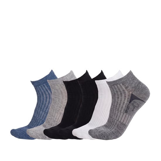6 Pares de Calcetines Cortos de Algodón para Mujer S20909 - Image 1