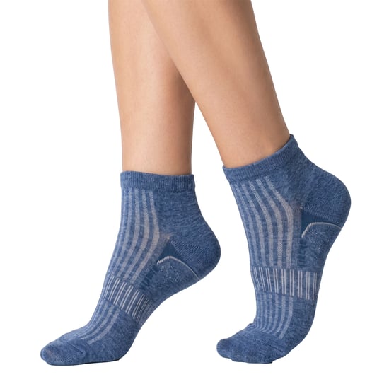 6 Pares de Calcetines Cortos de Algodón para Mujer S20909 - Image 2