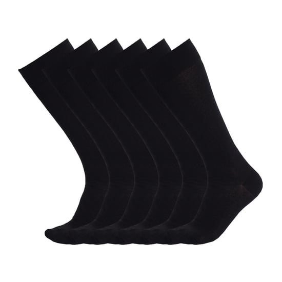 6 Pares de Calcetines Ejecutivos Altos sin Costuras para Hombre S17013 - Image 1