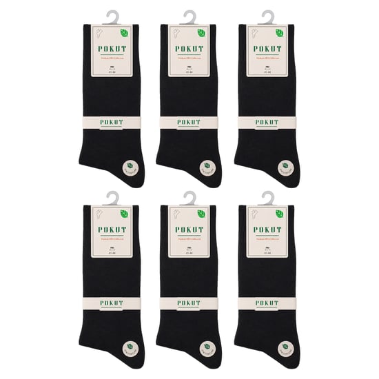 6 Pairs Calcetines Sin Costura para Hombre Executivos de Media Pantorrilla S9901 - Image 6