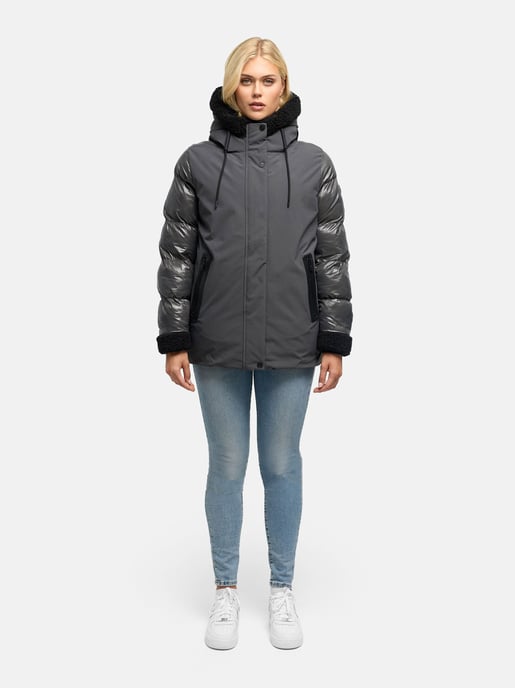 Chaqueta de invierno para mujer Navahoo Herzschmelz 14 con capucha - Image 5