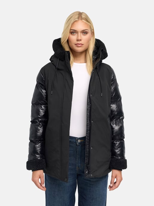 Chaqueta de invierno para mujer Navahoo Herzschmelz 14 con capucha - Image 6