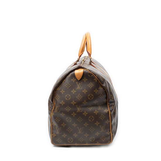 Louis Vuitton Keepall 50 en marrón Lienzo recubierto - Image 4